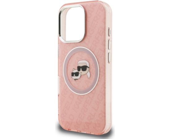 Karl Lagerfeld IML K&CH Heads Repeated Logo MagSafe Case Чехол для Apple iPhone 16 Pro Max