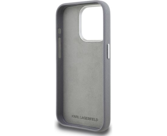 Karl Lagerfeld Grained PU K&CH Heads Case Чехол для Apple iPhone 15 Pro Max