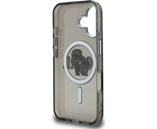 Karl Lagerfeld IML Glitter Karl and Choupette Sketch MagSafe Case Чехол для Apple iPhone 16
