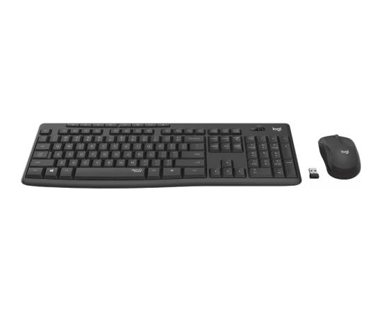 Logitech MK295 Silent Bezvadu Komplekts Tastatūra un Pele QWERTY
