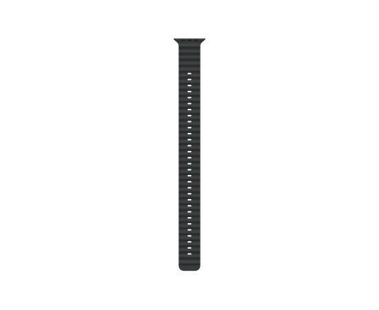 Apple 49mm Black Ocean Band Extension - Natural Titanium Finish