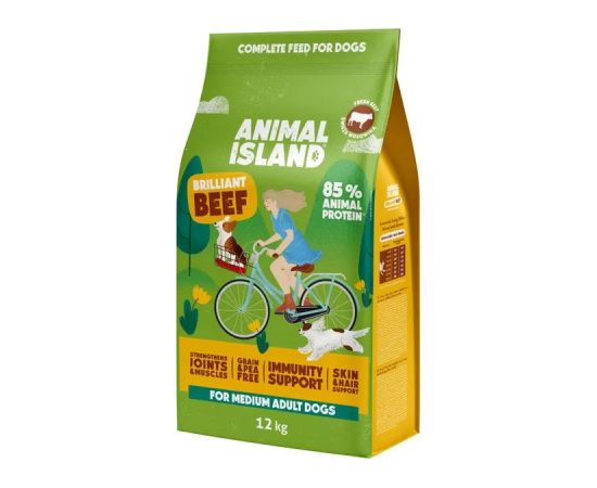 ANIMAL ISLAND Brilliant beef - dry dog food - 12kg