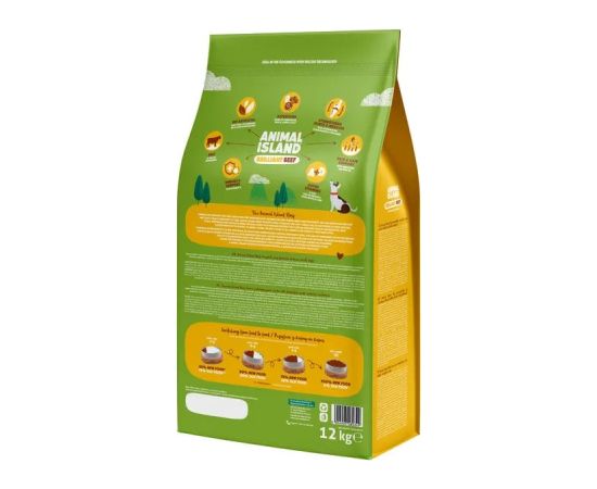 ANIMAL ISLAND Brilliant beef - dry dog food - 12kg