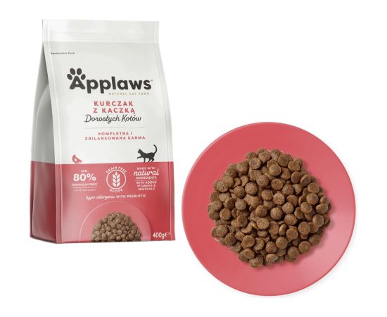 APPLAWS Adult Chicken with duck - dry cat food - 400g