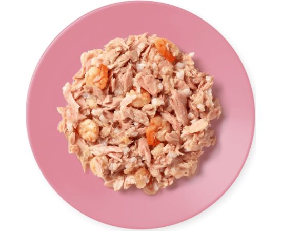 APPLAWS Tuna fillet with prawn in broth - wet cat food - 6x156g