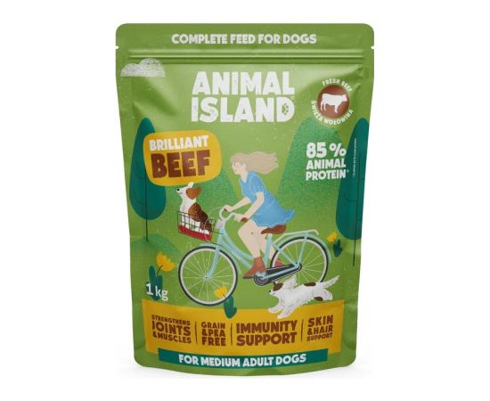 ANIMAL ISLAND Beef - dry dog food - 1kg