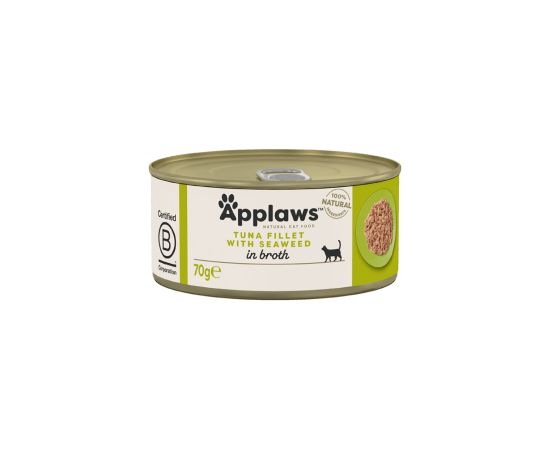 APPLAWS Tuna Fillet with Seaweed in Broth - wet cat food - 70g