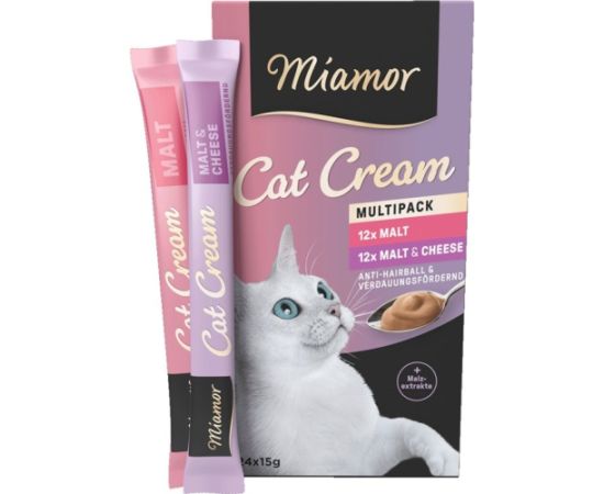 MIAMOR Cat Cream Malt - cat treats - 24x15g