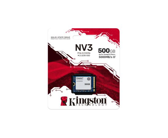 Kingston Technology 500G NV3 M.2 2230 NVMe SSD
