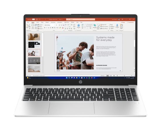 HP 250 G10 i5-1334U 15,6"FHD IPS AG 250nits 16GB DDR4 SSD512 Iris Xe Graphics Cam1080p 41Wh W11Pro 3Y OnSite Silver