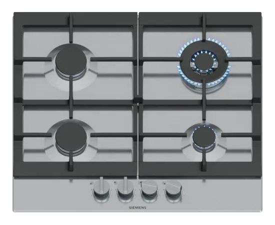 Siemens EC6A5HI90 hob Black, Stainless steel Built-in 60 cm Gas 4 zone(s)