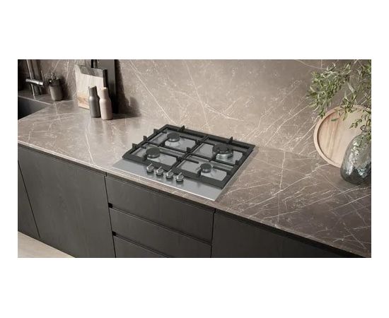 Siemens EC6A5HI90 hob Black, Stainless steel Built-in 60 cm Gas 4 zone(s)