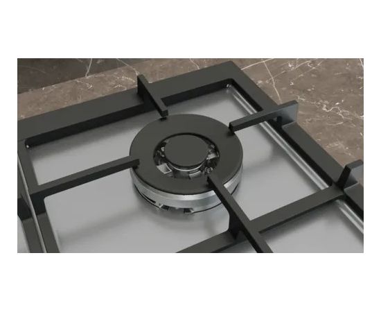 Siemens EC6A5HI90 hob Black, Stainless steel Built-in 60 cm Gas 4 zone(s)