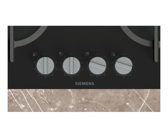 Siemens EP6A6PI10 hob Black Built-in Gas 4 zone(s)