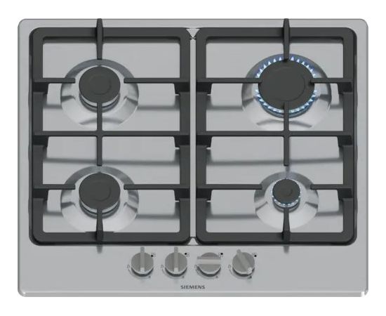 Siemens EG6B5PK90 hob Black, Stainless steel Built-in 60 cm Gas 4 zone(s)