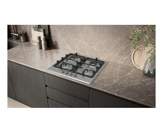 Siemens EG6B5PK90 hob Black, Stainless steel Built-in 60 cm Gas 4 zone(s)