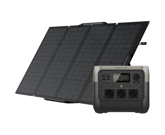 Set: EcoFlow River 2 Pro power station + 160W photovoltaic panel.