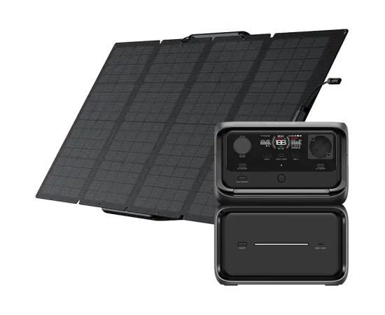 Bundle: Power station EcoFlow River 3 Max Plus + portable solar panel 160W