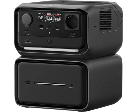 Bundle: Power station EcoFlow River 3 Max Plus + portable solar panel 160W