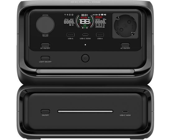 Set: EcoFlow River 3 Max power station + 160W photovoltaic panel.