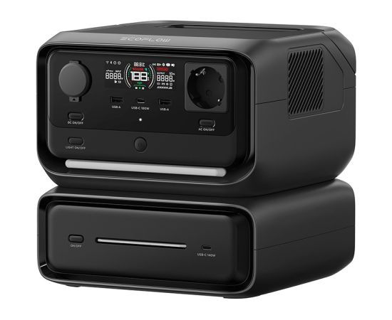 Set: EcoFlow River 3 Max power station + 160W photovoltaic panel.