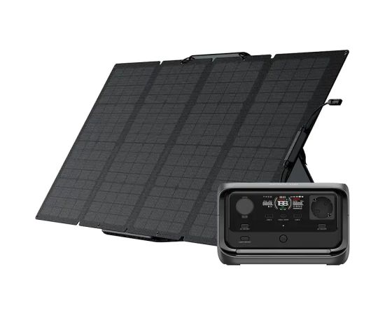 Bundle: Power station EcoFlow River 3 Plus + portable solar panel 160W