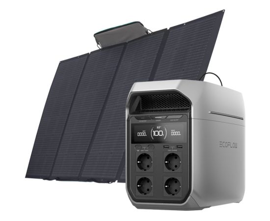Set: EcoFlow Delta 3 Plus power station + 400W photovoltaic panel.