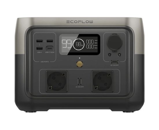 Bundle: Power station EcoFlow River 2 Max + portable solar panel 160W