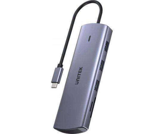 HUB USB Unitek 9in1 USB C Gigabit Ethernet HDMI VGA 3x USB A PD 100W