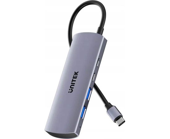 Unitek Hub 4in1 USB-C 10 Gbps, 2x USB-A i 2x USB-C H1112DGY01