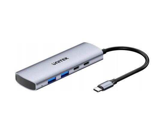Unitek Hub 4in1 USB-C 10 Gbps, 2x USB-A i 2x USB-C H1112DGY01