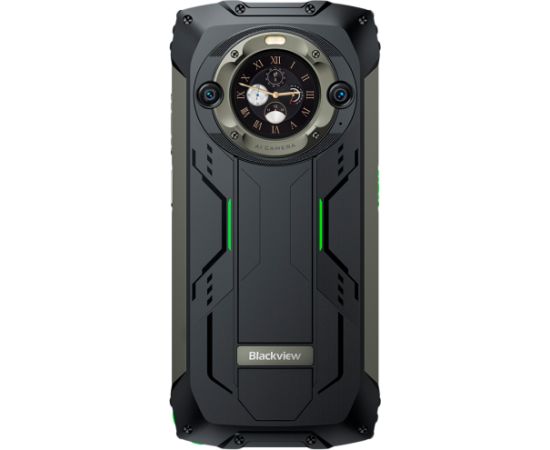 Blackview Rugged BV9300Pro LTE 6.7" FHD+IPS 1080x2388 120Hz Corning 5 12GB+256GB MT6789V G99 Dual-display CAM Front 32MP Rear 64MP+8MP IP68/IP69K Waterproof NFC Fingerprint 15080mAh NO Charger Android 13 up to 15 Green