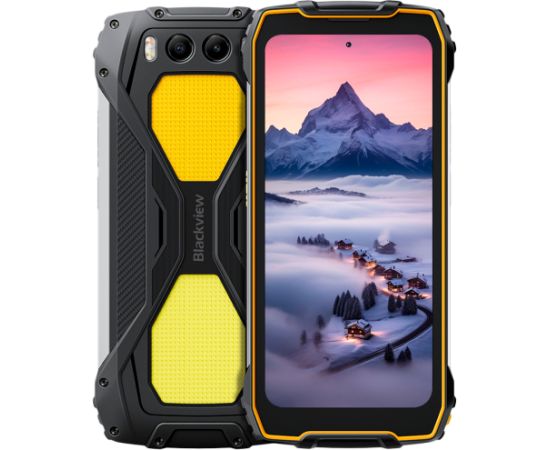 Blackview BV7300 LTE 6.67" HD+IPS 720x1604 90Hz Corning 5th MT6769V Octa-core 2.0GHz 6+256GB CAM Front 32MP Rear 50+20MP Night vision  IP68/IP69K/MIL-STD-810H NFC 15000mAh NO Charger Dual Camping lights Yellow