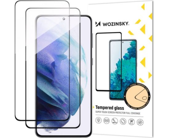 Wozinsky -  Wozinsky Full Glue Tempered Glass for Samsung Galaxy S23, 2-pack