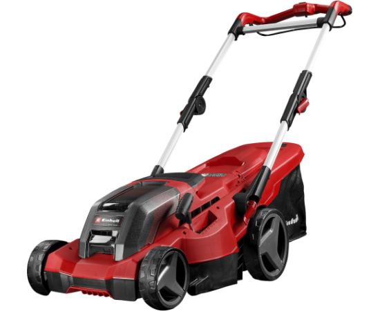 Einhell Cordless Lawn Mower Set GE-CM 36/37 Li, 36 Volt (2x18 V) (red/black, 2x Li-Ion Plus batteries 4.0 Ah)