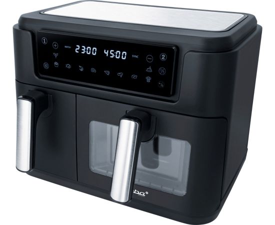 Steba double hot air fryer HF 9500 DUO (black, 2,400 watts, 2 baskets 6 liters + 3.5 liters)