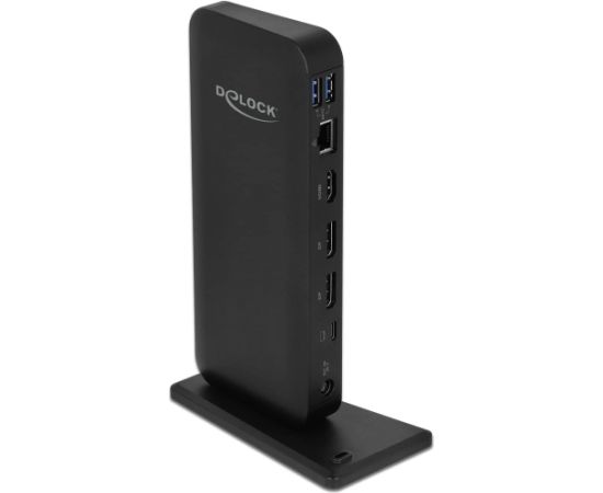 DeLOCK USB Type-C docking station (black, DisplayPort, HDMI, USB-C, USB-A)