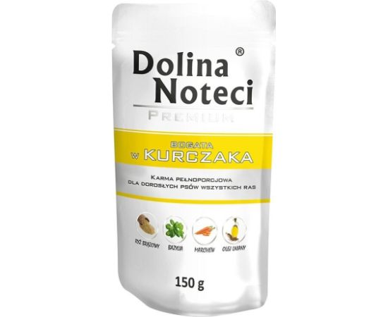 DOLINA NOTECI Premium rich in chicken - wet dog food - 150g
