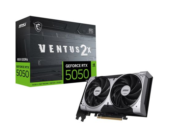 MSI GEFORCE RTX 5050 8G VENTUS 2X OC graphics card NVIDIA 8 GB GDDR6