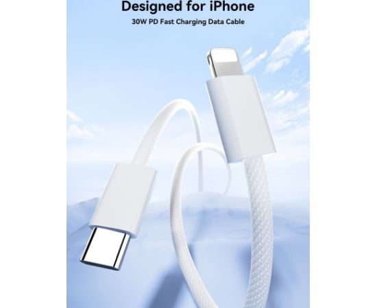 USB кабель Joyroom S-A45 USB-C to Lightning 30W 1.2m белый