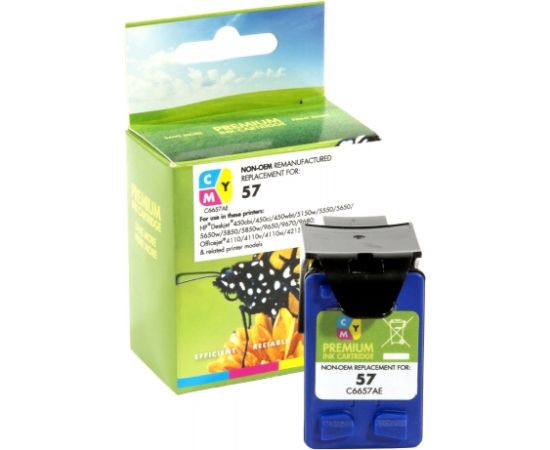 Static Control Compatible Static-Control Hewlett-Packard 57 (C6657A), Tricolor, 400 p.