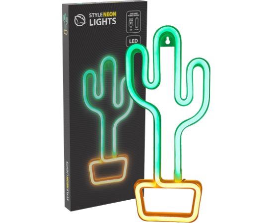 Manta SNL07GNT Style Neon Lights CACTUS Green/Yellow