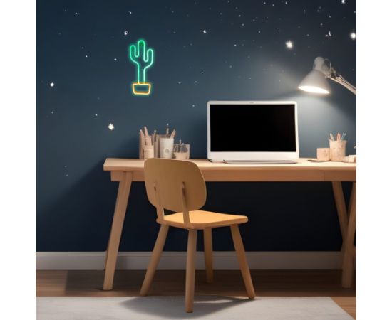 Manta SNL07GNT Style Neon Lights CACTUS Green/Yellow