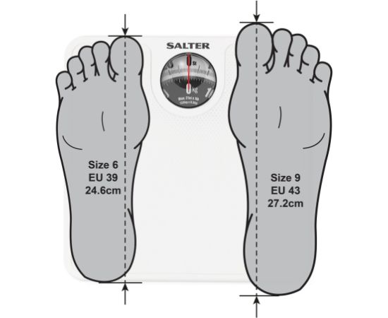 Salter 489 WHFEU12 Large Dial Mechanical Bathroom Scale