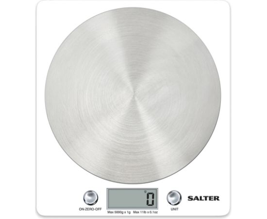 Salter 1036 WCFEU12 Disc Electronic Digital Kitchen Scales - White