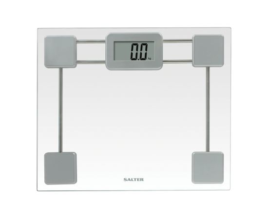 Salter 9081 SV3R Toughened Glass Compact Electronic Bathroom Scale