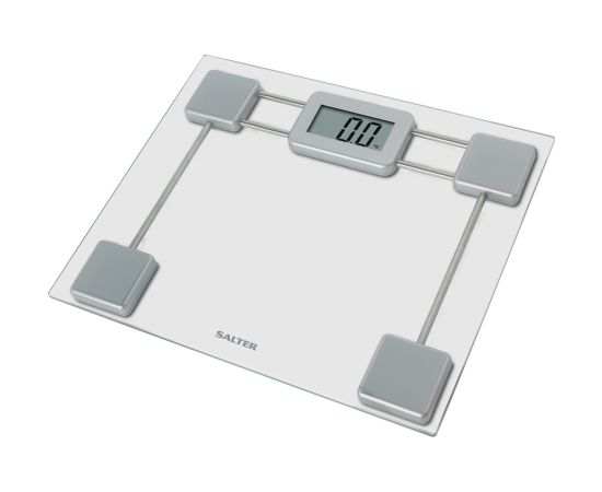 Salter 9081 SV3R Toughened Glass Compact Electronic Bathroom Scale