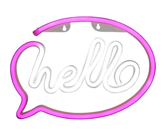 Manta SNL08PKT Style Neon Lights HELLO Pink/White