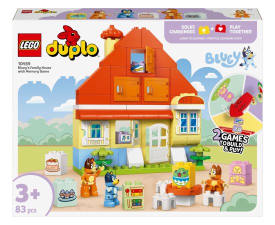 LEGO Duplo Dom rodzinny Blue z grą pamięciową (10459)