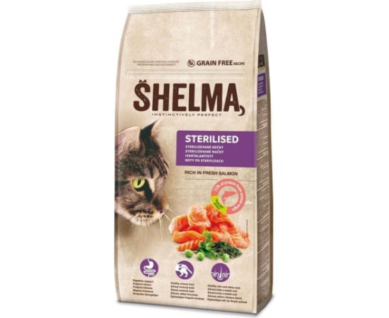 Whiskas SHELMA karma sucha dla kotów sterylizowanych. Z łososiem 8kg